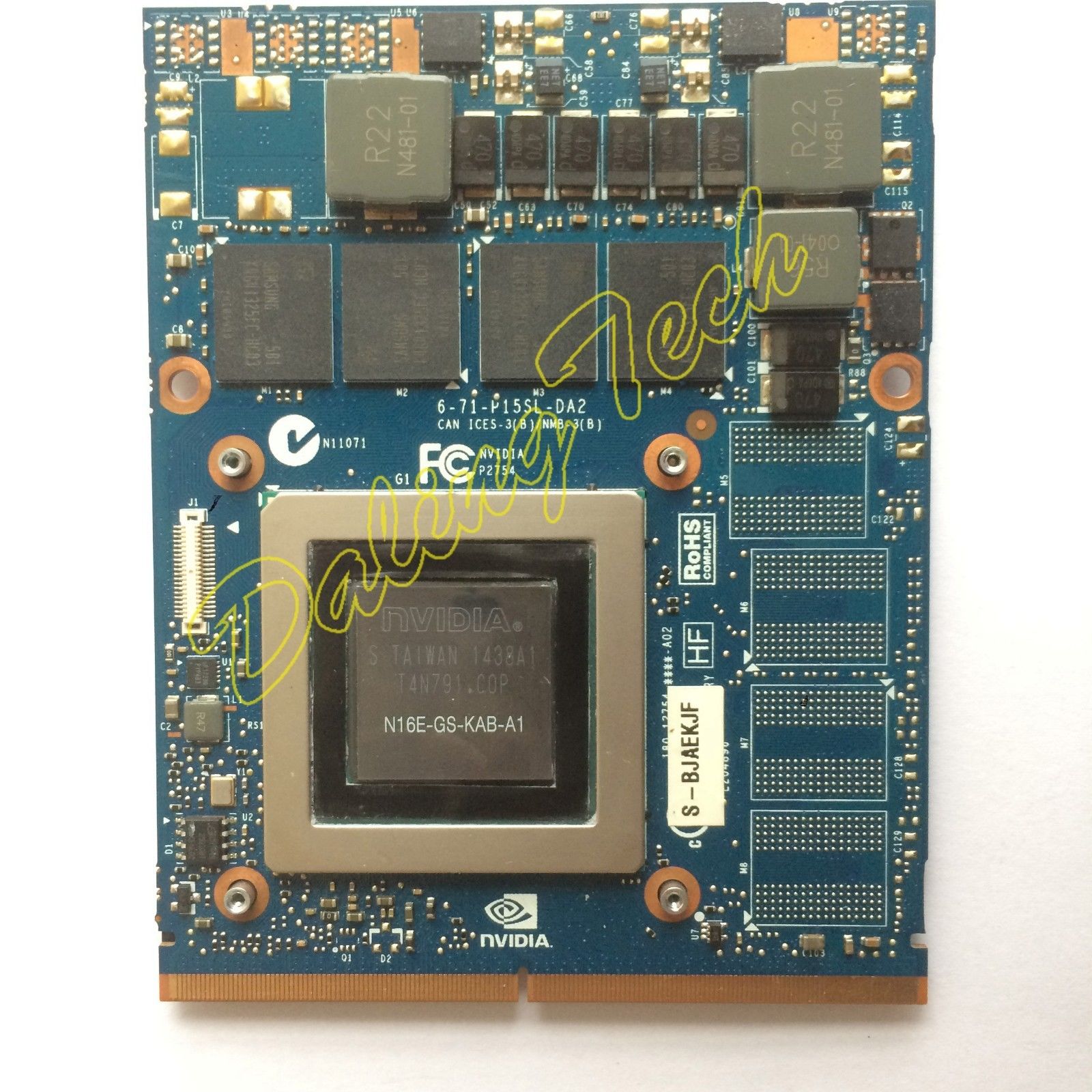 Nvidia GeForce GTX 965M Grafikkarte N16E-GS 4Gb für Dell